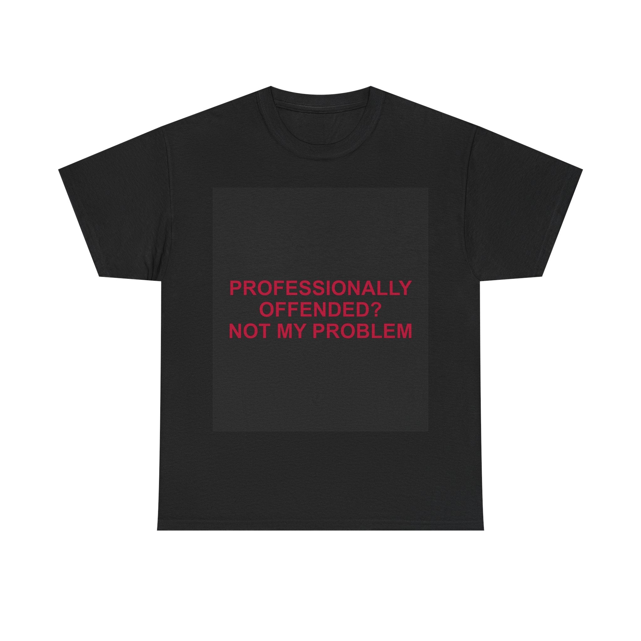 PROFESSIONALLY OFFENDED? NOT MY PROBLEM — Patriot T-Shirt