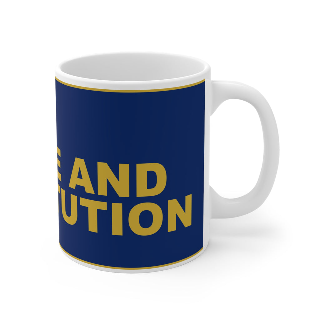 COFFEE AND CONSTITUTION — Patriot Mug