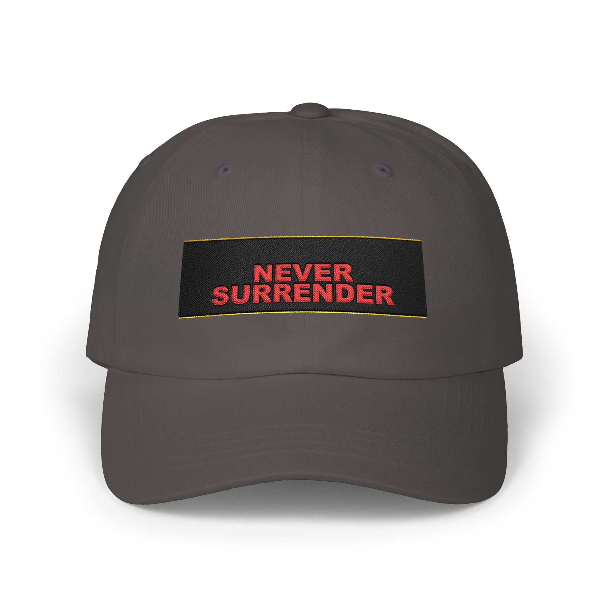 NEVER SURRENDER — Patriot Dad Hat