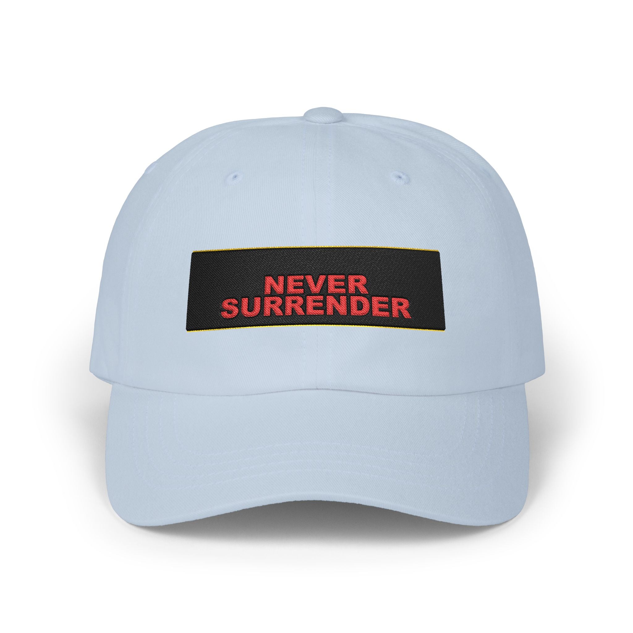 NEVER SURRENDER — Patriot Dad Hat