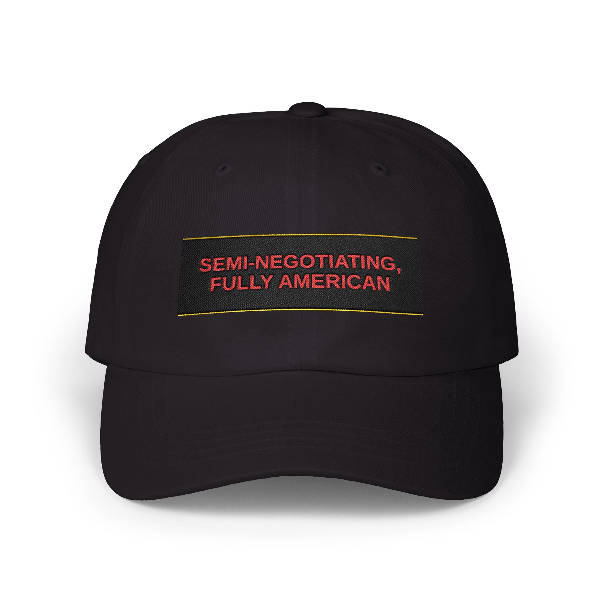 SEMI-NEGOTIATING, FULLY AMERICAN — Patriot Dad Hat