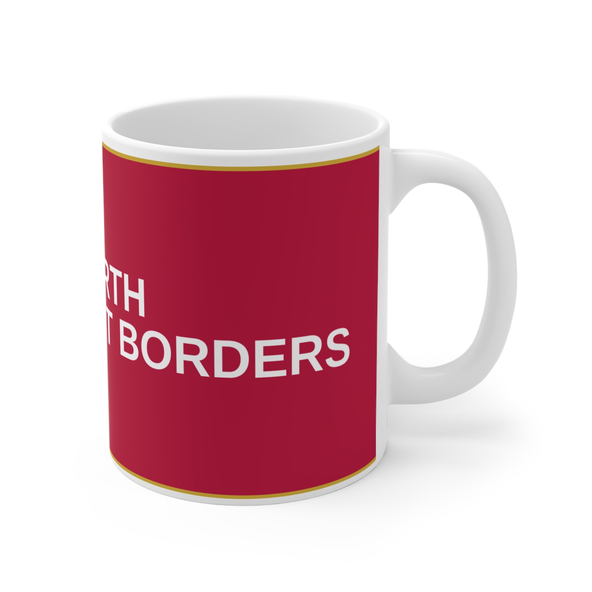 NO BIRTH TOURISM, JUST BORDERS — Patriot Mug