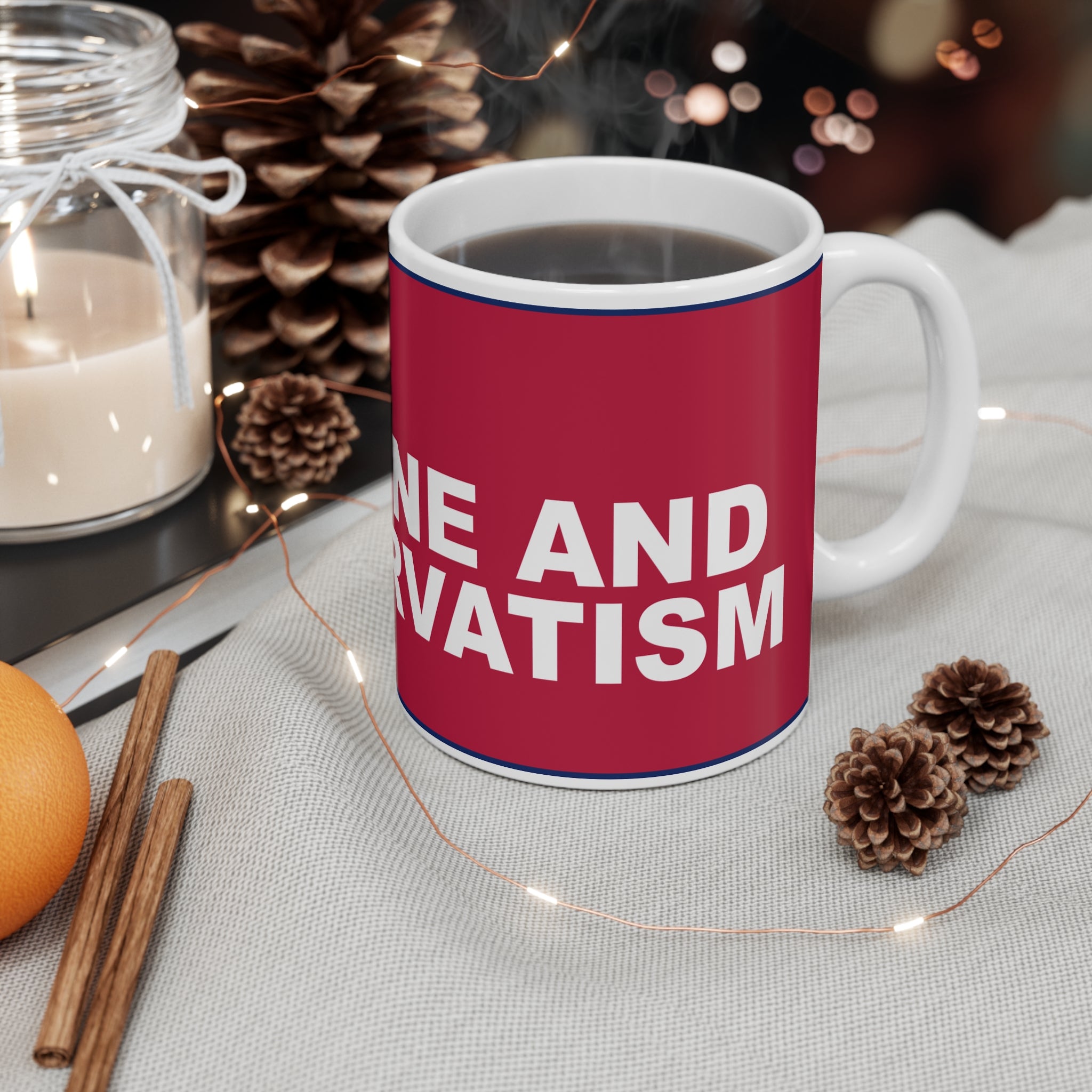 CAFFEINE AND CONSERVATISM — Patriot Mug