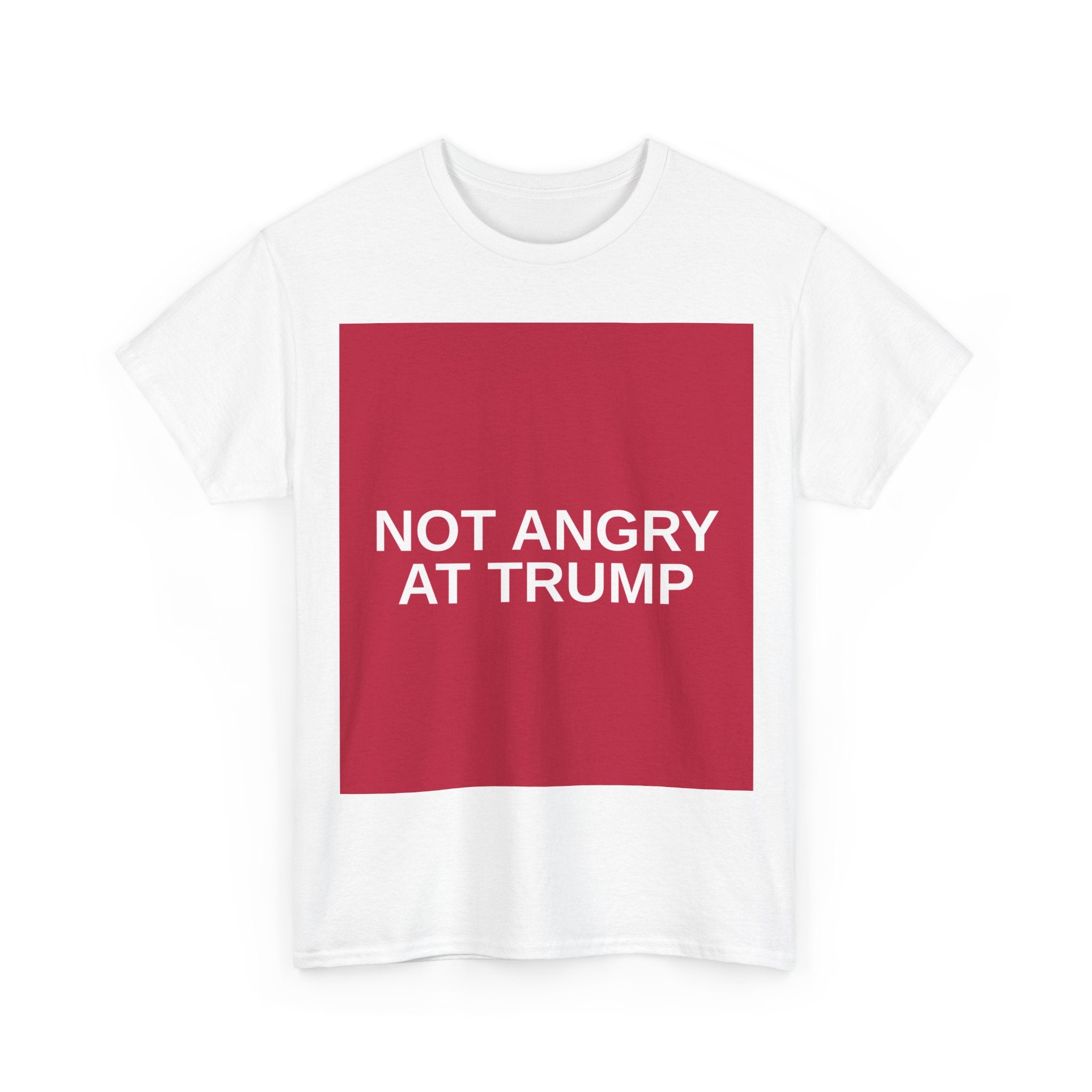 NOT ANGRY AT TRUMP — Patriot T-Shirt