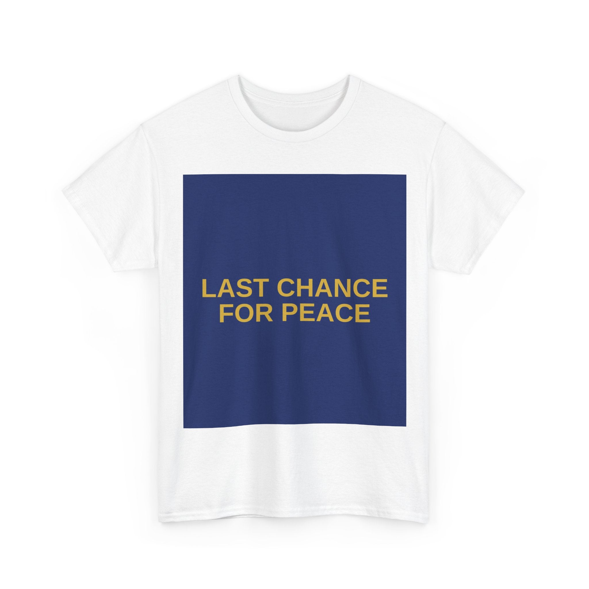 LAST CHANCE FOR PEACE — Patriot T-Shirt
