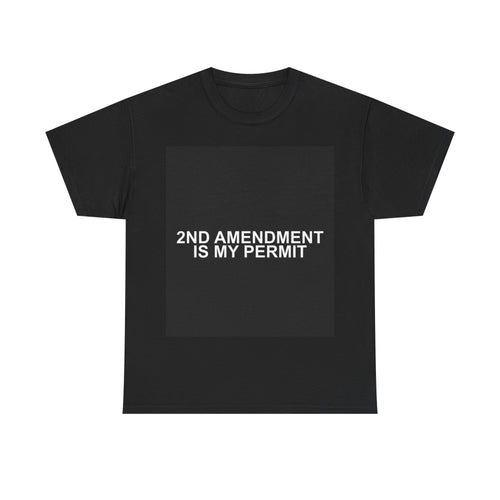 2ND AMENDMENT IS MY PERMIT — Patriot T-Shirt