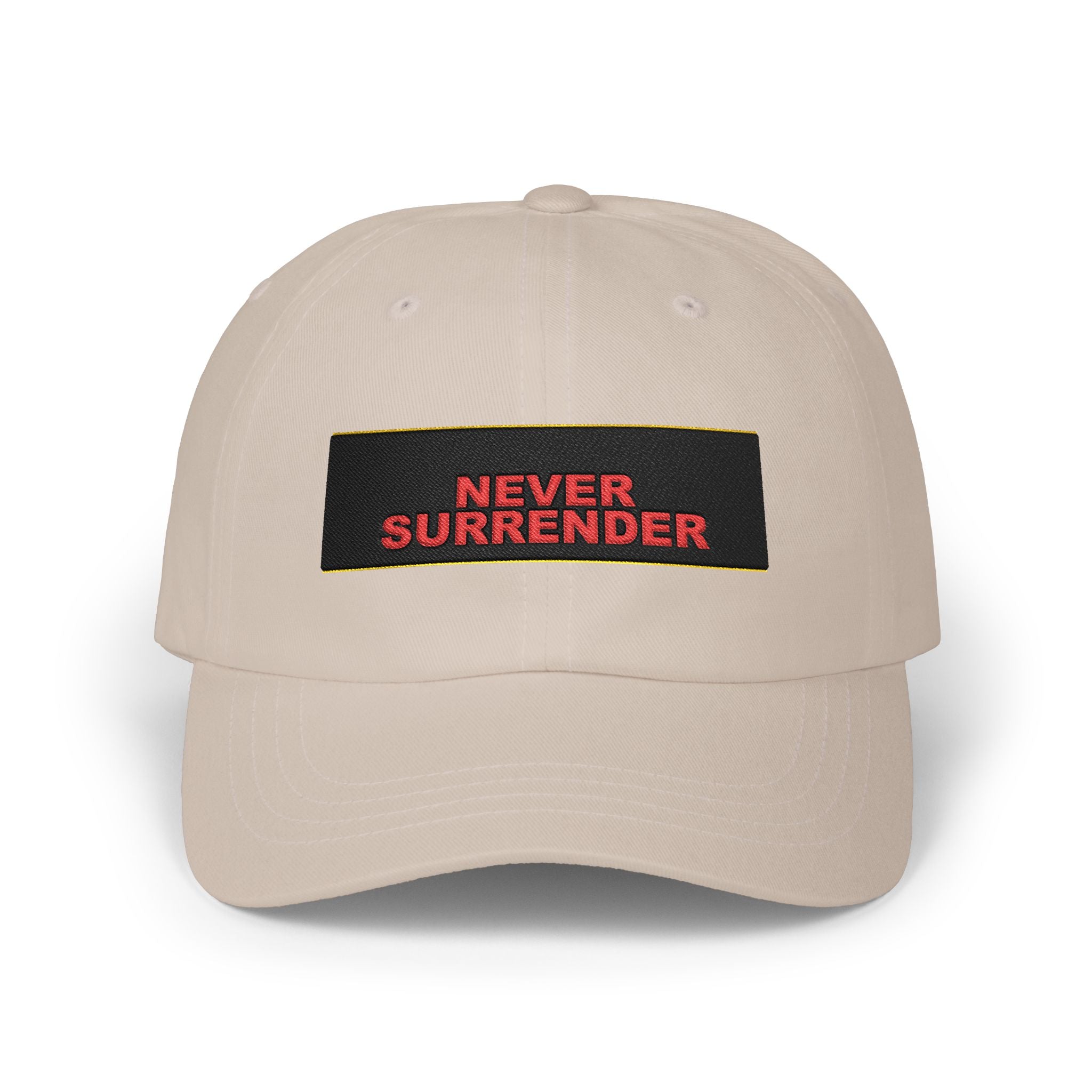 NEVER SURRENDER — Patriot Dad Hat