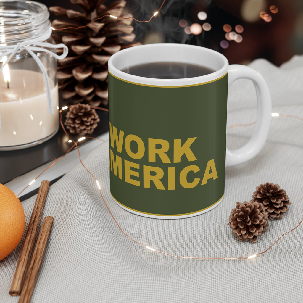 HARD WORK BUILT AMERICA — Patriot Mug