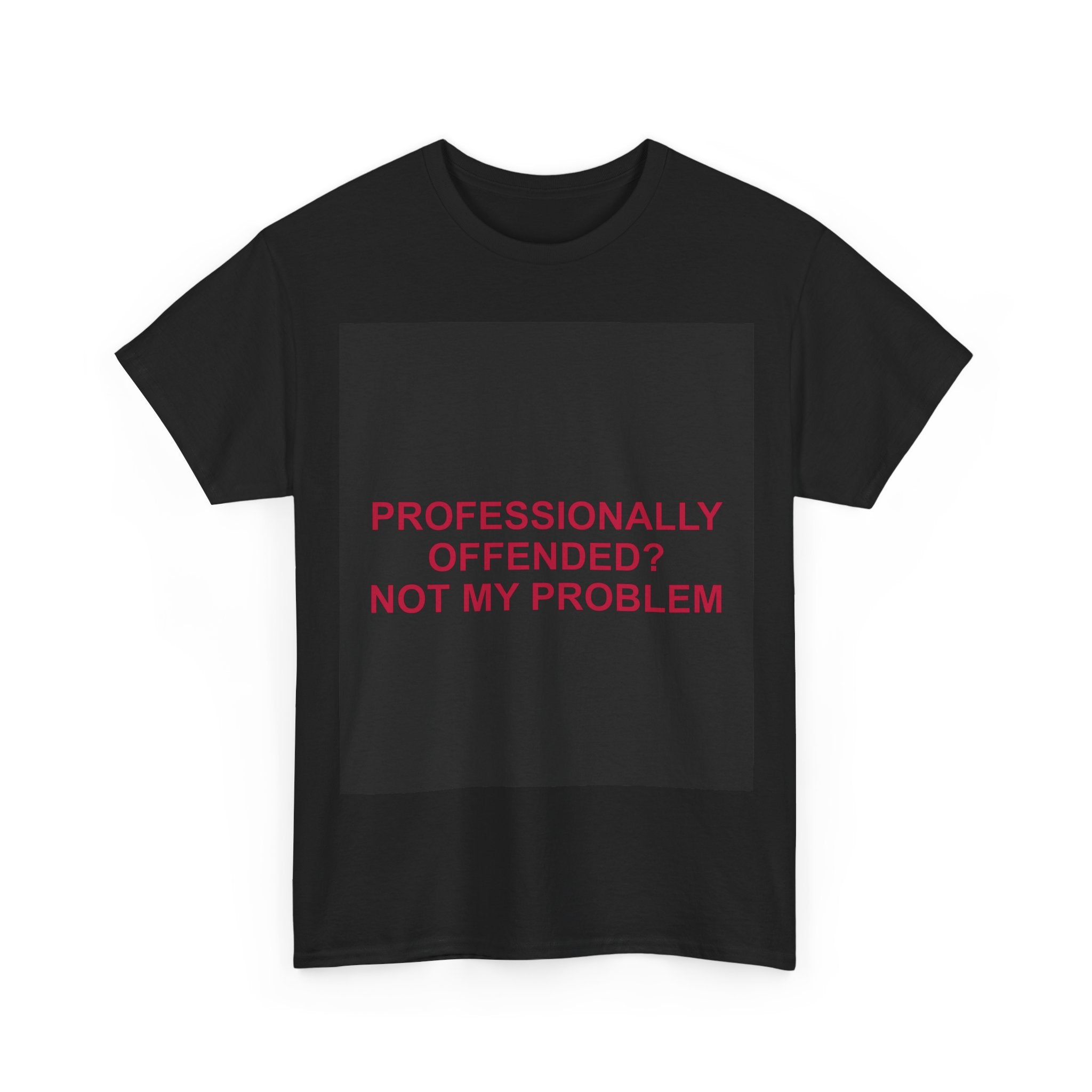 PROFESSIONALLY OFFENDED? NOT MY PROBLEM — Patriot T-Shirt