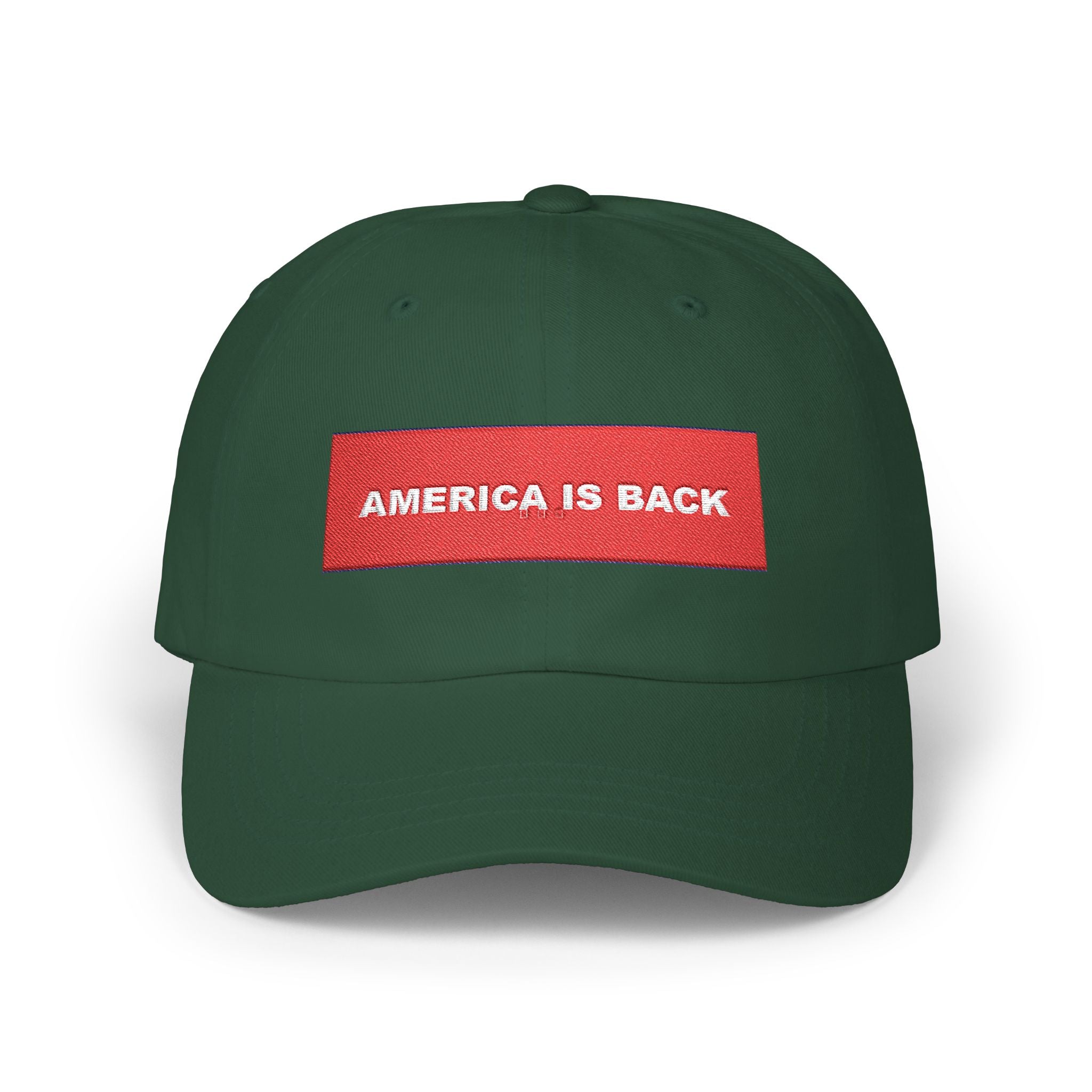 AMERICA IS BACK — Patriot Dad Hat