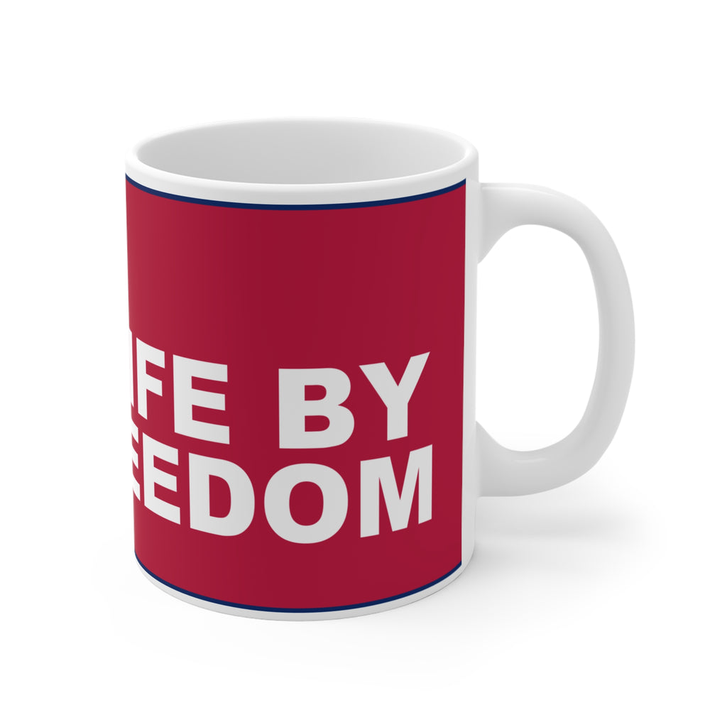 GRAB LIFE BY THE FREEDOM — Patriot Mug