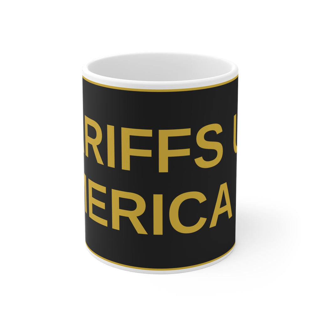 TARIFFS UP, AMERICA UP — Patriot Mug