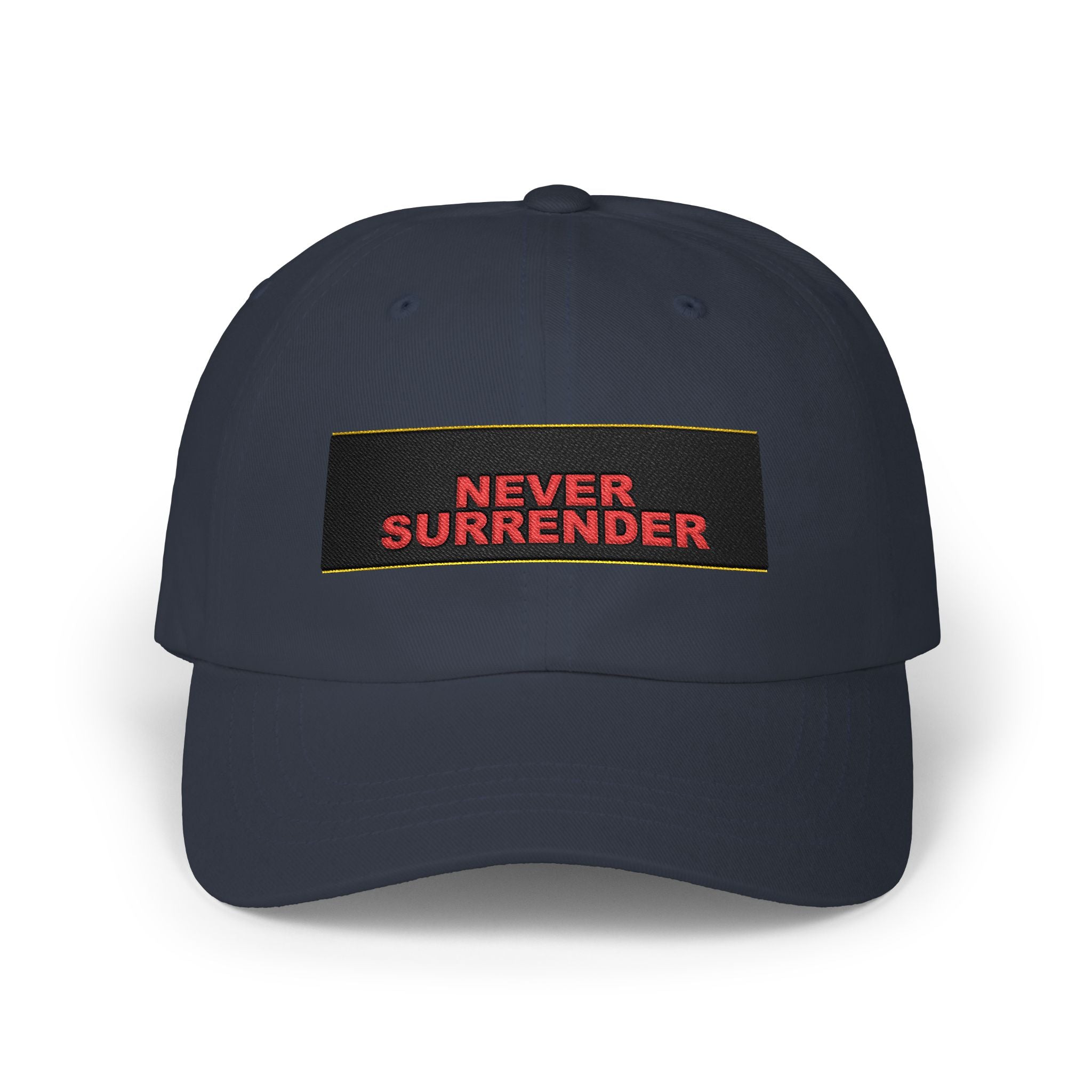 NEVER SURRENDER — Patriot Dad Hat
