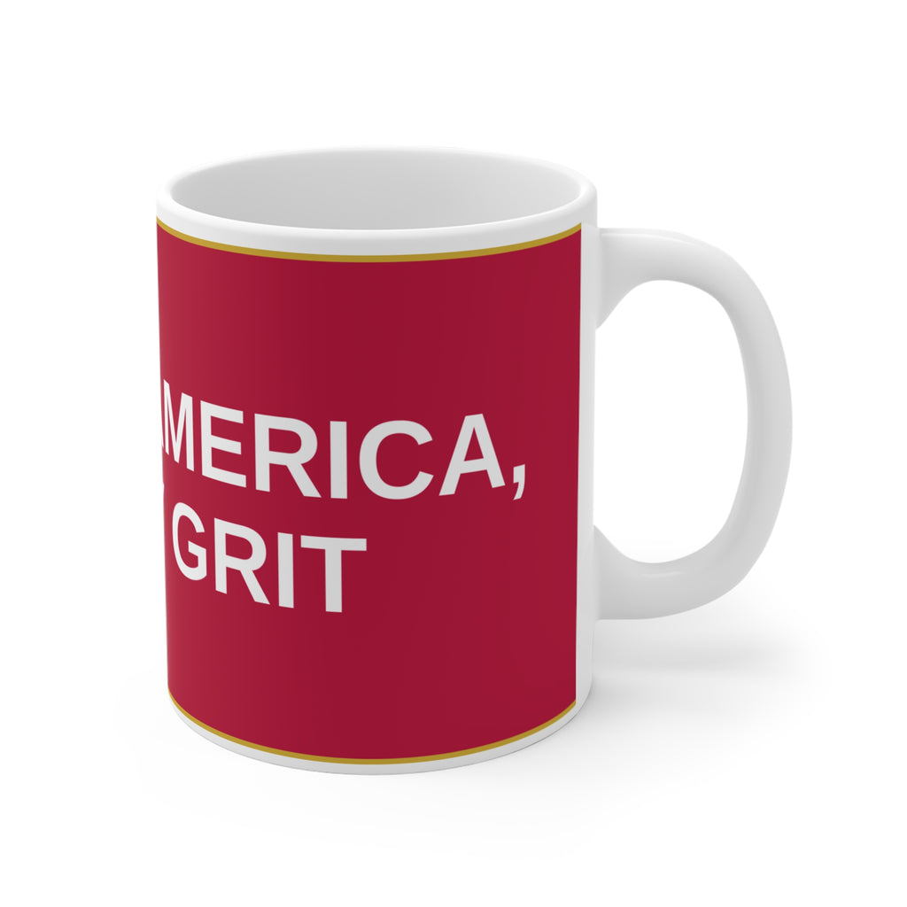 BUILT BY AMERICA, RUN BY GRIT — Patriot Mug