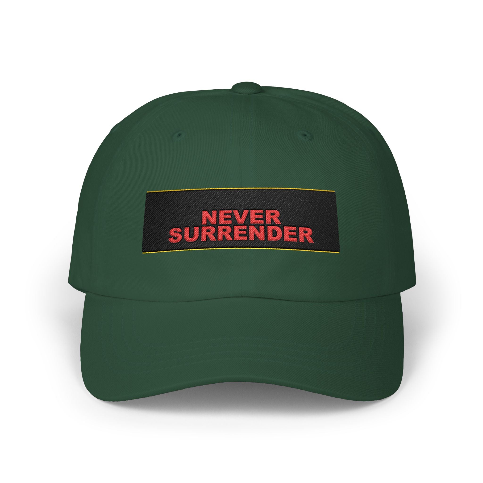 NEVER SURRENDER — Patriot Dad Hat
