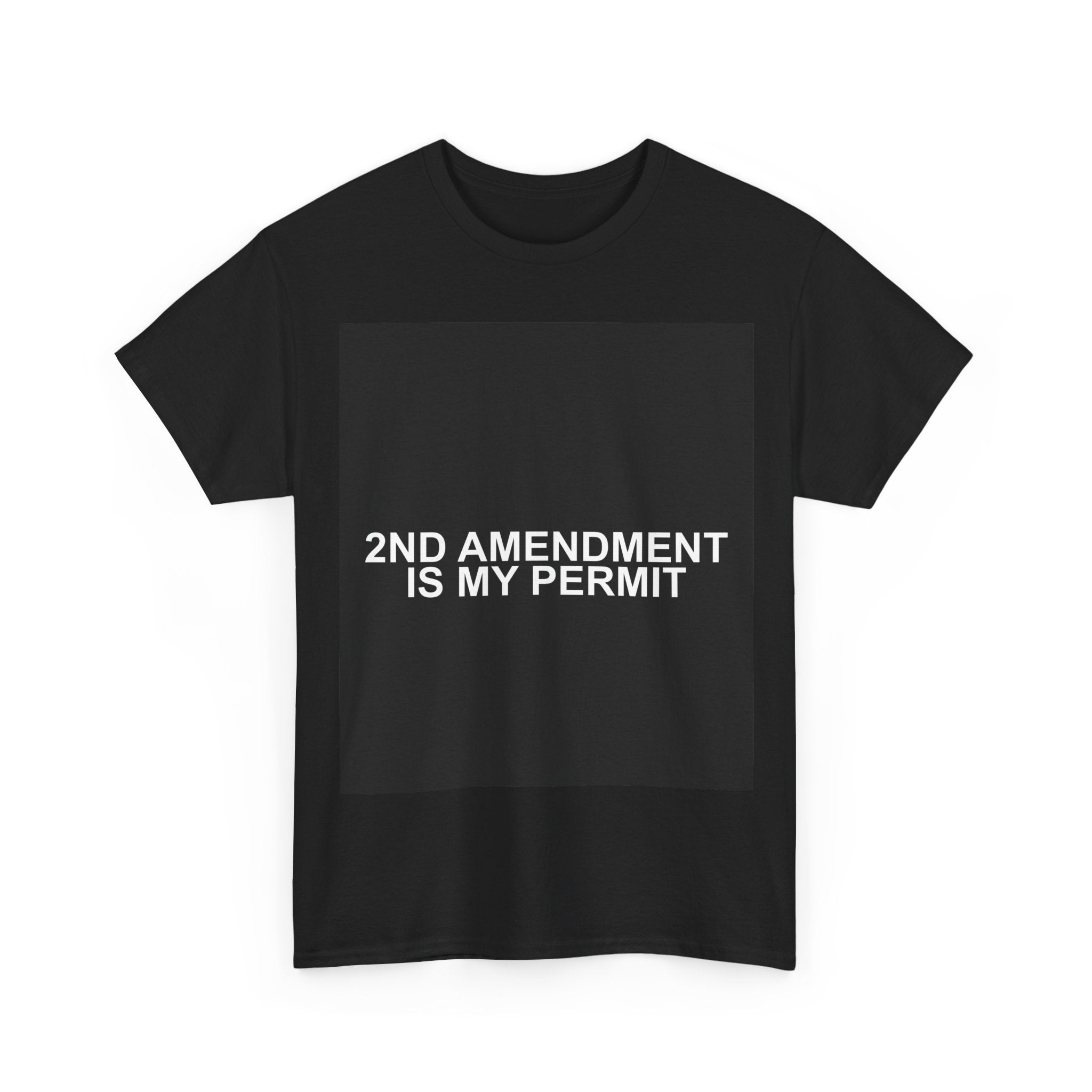 2ND AMENDMENT IS MY PERMIT — Patriot T-Shirt