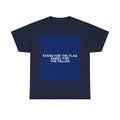 STAND FOR THE FLAG KNEEL FOR THE FALLEN — Patriot T-Shirt