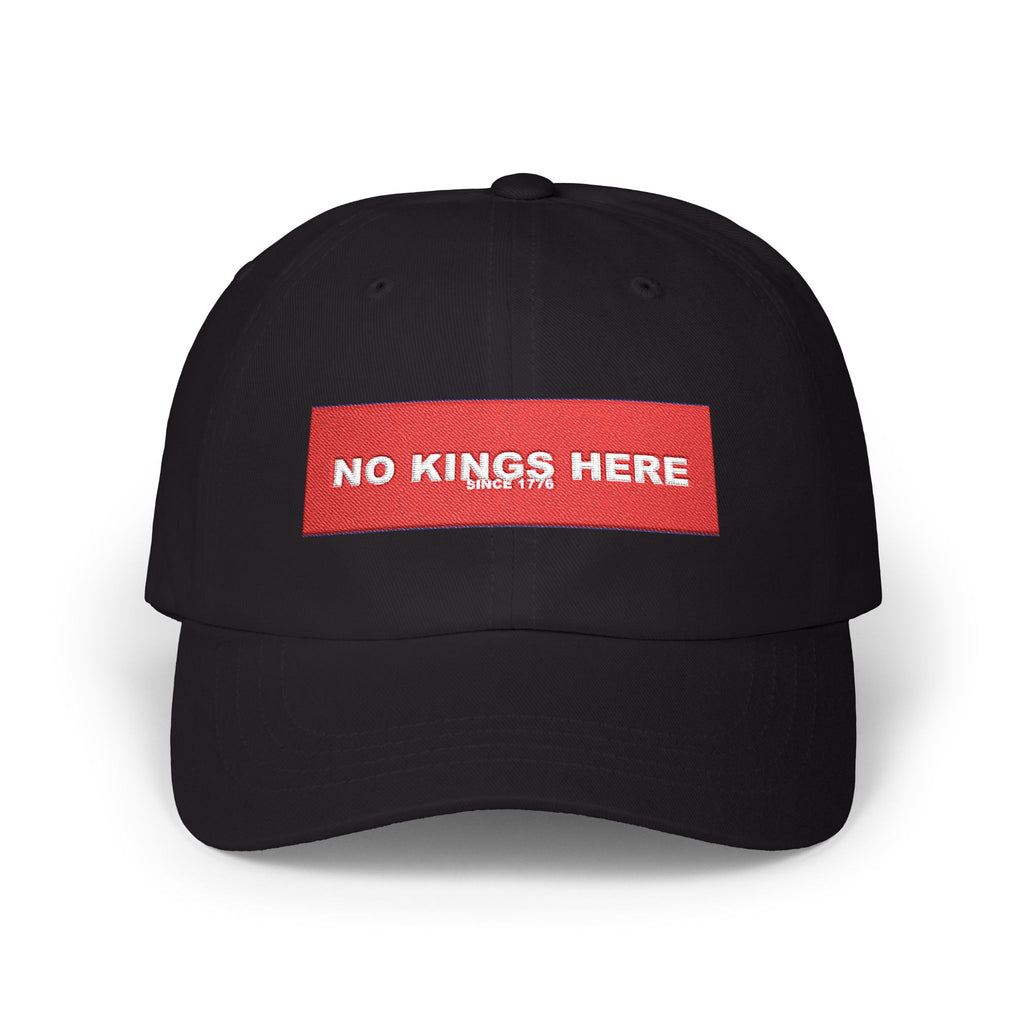 NO KINGS HERE — Patriot Dad Hat