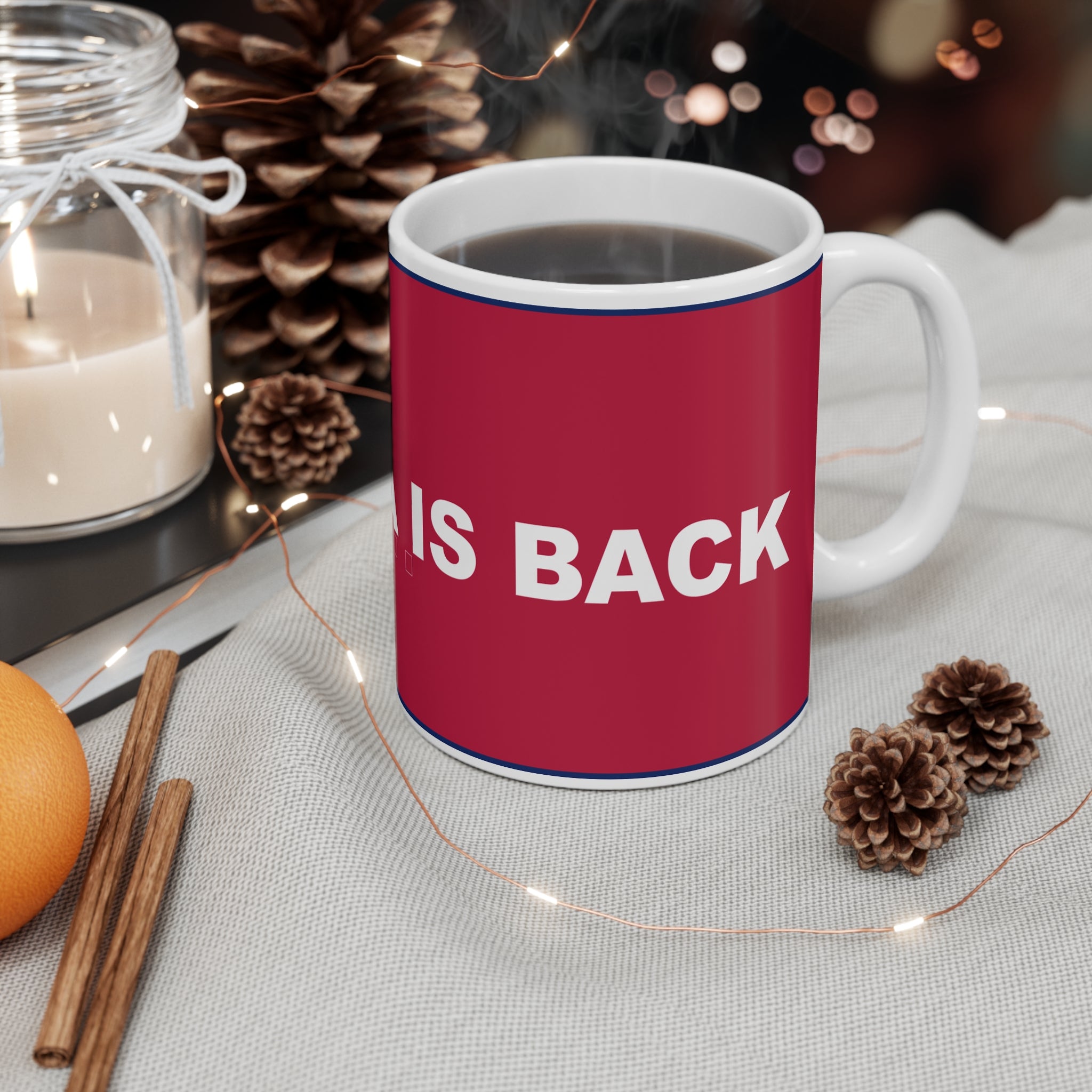 AMERICA IS BACK — Patriot Mug